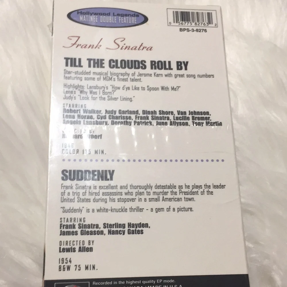 Frank Sinatra VCR movie NWT